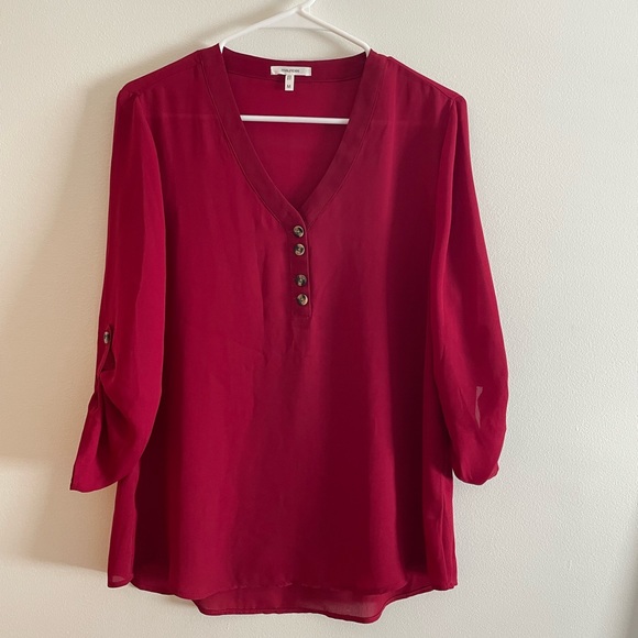 Maurices Tops - Maurices Red Blouse